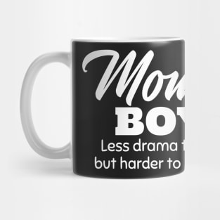 Mom of Boys. Less Drama Than Girls, But Harder to Keep Alive. Mug